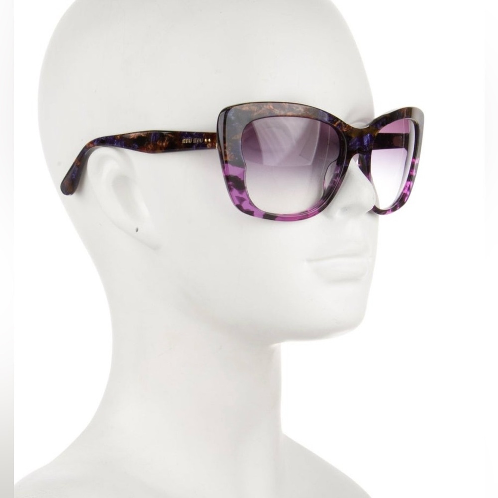 Purple Miu Miu sunnies
